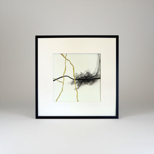 32x32cm, framed
charcoal, ink and acrylic on paper