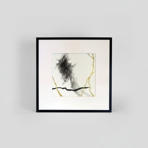 32x32cm, framed
charcoal, ink and acrylic on paper
