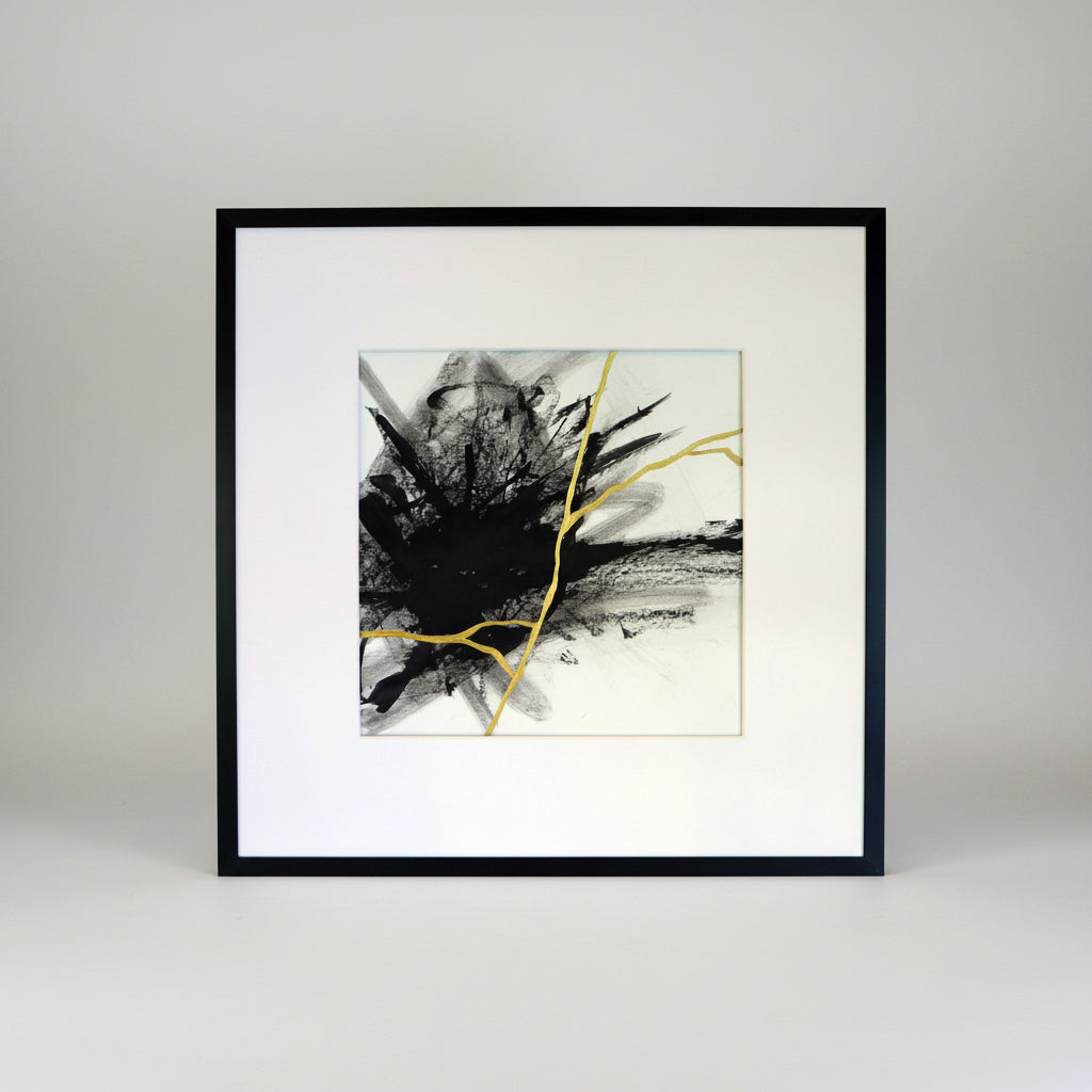 32x32cm, framed
charcoal, ink and acrylic on paper