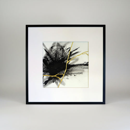 32x32cm, framed
charcoal, ink and acrylic on paper
