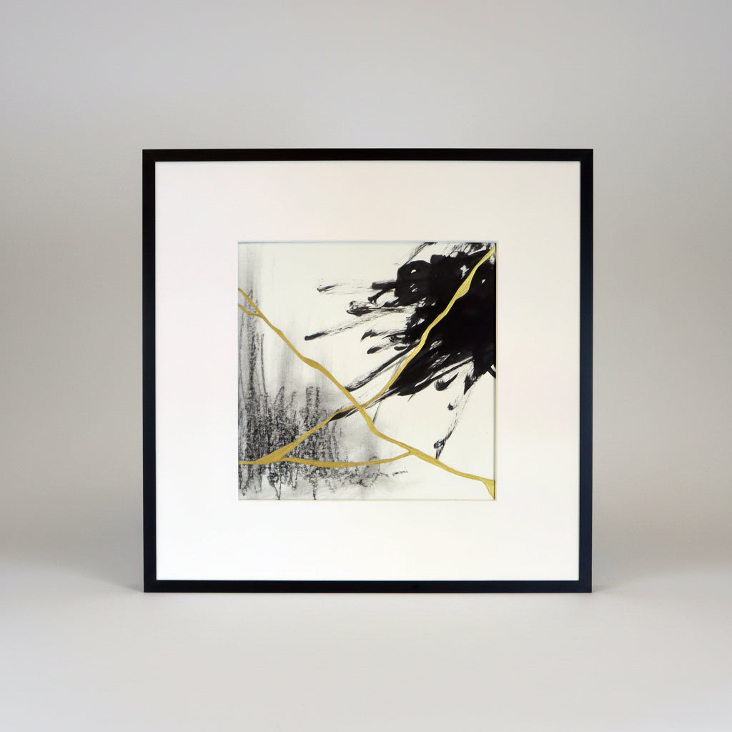32x32cm, framed
charcoal, ink and acrylic on paper