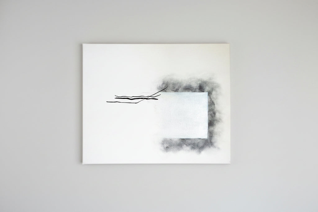 16x20in, framed
charcoal, ink, acrylic on canvas